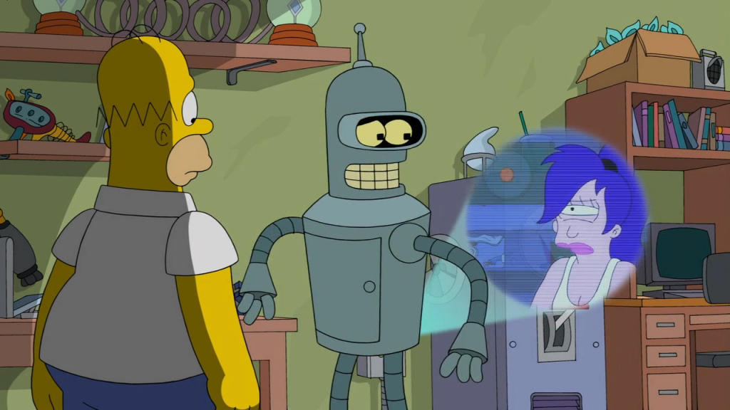 Tons Of Simpsons Futurama Crossover Screenshots With